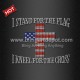 Rhinestone Iron ons I Stand for The Flag Transfer Design US Independence Day